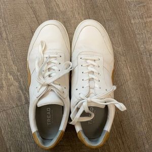 Everlane Tread Sneaker with Mustard Yellow Accent